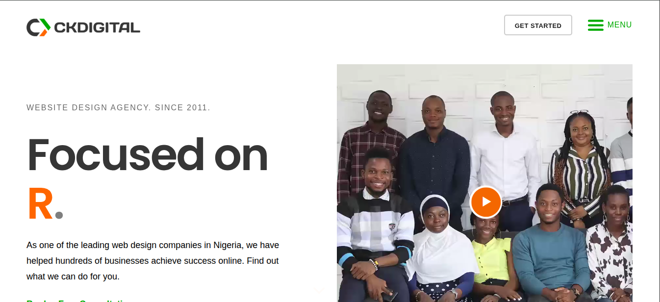 web designer in lagos -ckdigital